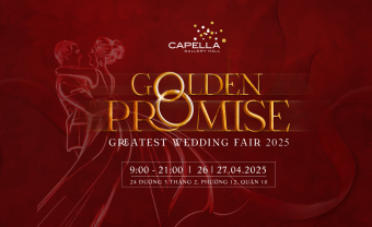 Triển lãm cưới Golden Promise quy tụ ưu đãi cưới hấp dẫn 2025 - Capella Gallery Hall   - Blog Marry