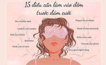 15 điều cần làm vào đêm trước đám cưới - Blog Marry