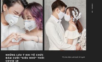 Những lưu ý khi tổ chức đám cưới "siêu nhỏ" thời COVID 19 - Blog Marry