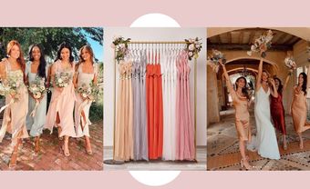  Top 6 xu hướng màu sắc mùa xuân cho váy phù dâu - Blog Marry