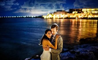 Ảnh cưới ngoại cảnh buổi đêm - Phá cách để có album cưới đẹp mắt - Blog Marry