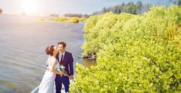 Ảnh Cưới Hồ Tràm hồ cốc  - Áo cưới Amor - Hình 4