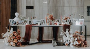 trang trí tiệc cưới tại nhà hàng