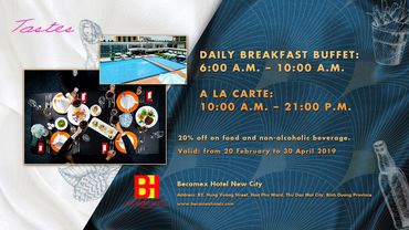 Khai trương nhà hàng Tastes - Becamex Hotels Bình Dương - New City &amp; Thủ Dầu Một - Hình 1