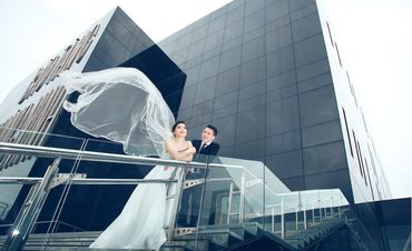 Chụp ảnh cưới tại Hồ Yên Trung - Tuần Châu, cặp đôi Chuẩn &amp; Thương - Ảnh viện Hải Phòng Cưới - Hình 7