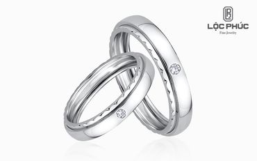 Nhẫn cưới Beautiful In White - K1B.DWR0030R - Công ty Cổ phần Vàng Bạc Đá Quý Lộc Phúc - Hình 1