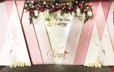 BLUSH MARBLE &amp; GEOMETRIC WEDDING CONCEPT - VOAN Wedding &amp; Event Consultants - Hình 4