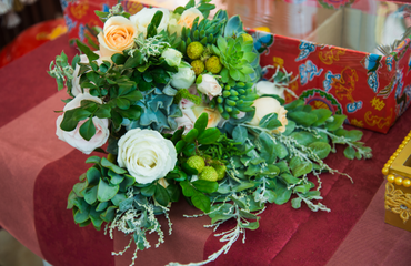 Hoa cưới hiện đại từ sen đá - Flowers by Minh Châu - Tây Ninh - Hình 6