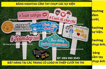 bảng cầm tay chụp hình đám cưới, hashtag cầm tay đám cưới, hashtag đám cưới, bảng hastag check in ngày cưới giá rẻ đẹp Cần Thơ - IN THIỆP CƯỚI CẦN THƠ GIÁ RẺ THI THI - Hình 30