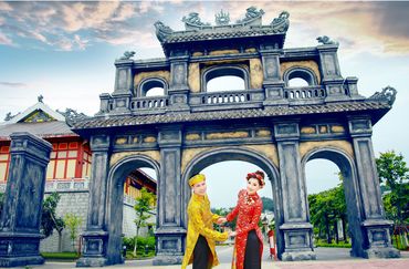 Chụp ảnh cưới tại Hồ Yên Trung - Tuần Châu, cặp đôi Chuẩn &amp; Thương - Ảnh viện Hải Phòng Cưới - Hình 9