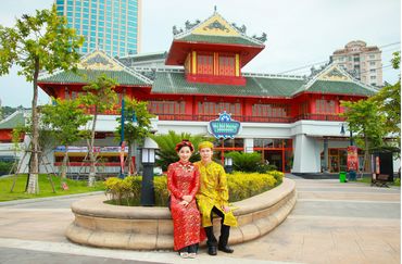 Chụp ảnh cưới tại Hồ Yên Trung - Tuần Châu, cặp đôi Chuẩn &amp; Thương - Ảnh viện Hải Phòng Cưới - Hình 11