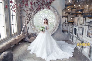 AMBER BRIDAL- Ảnh cưới phim trường Alibaba- Pháp &amp; Linh - AMBER bridal- Cho thuê, may đo, thiết kế váy cưới - Hình 4