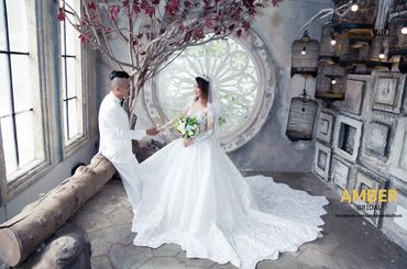 AMBER BRIDAL- Ảnh cưới phim trường Alibaba- Pháp &amp; Linh - AMBER bridal- Cho thuê, may đo, thiết kế váy cưới - Hình 12