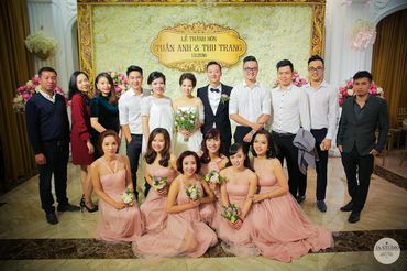 Không gian đám cưới lộng lẫy của 2 cặp hot teen Việt - Trung tâm tổ chức sự kiện và tiệc cưới Queen Bee - Hình 13