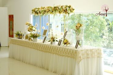 Trang trí nhà hàng Vạn Hoa Cầu Giấy - Arius Wedding &amp; Flower - Hình 7