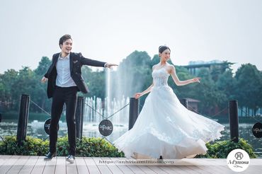Album ảnh cưới đẹp Cafe trill và phim trường santorini pack - Mimosa Wedding - Hình 11