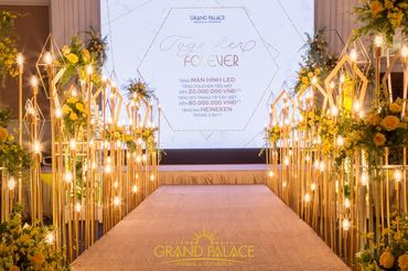 GÓI TRANG TRÍ THEO CHỦ ĐỀ TOGETHER FOREVER - Trung Tâm Hội nghị - Tiệc Cưới Grand Palace - Hình 8