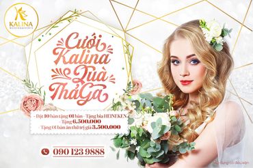 Cưới Kalina - Quà thả ga - Trung Tâm Hội Nghị Tiệc Cưới Kalina - Hình 1