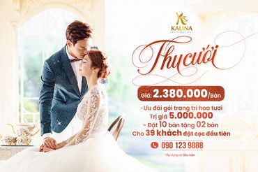 Thu Cưới 2019 - Trung Tâm Hội Nghị Tiệc Cưới Kalina - Hình 1