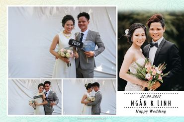 Ngan &amp; Linh Wedding by WefieBox Photobooth Vietnam - WefieBox - Dịch vụ chụp ảnh lấy liền - Hình 9