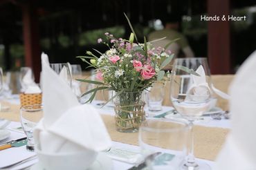 Tiệc cưới ngoài trời Long &amp; Yến tại nhà hàng sân vườn Softwater theo phong cách Rustic - Softwater Restaurant - Hình 7