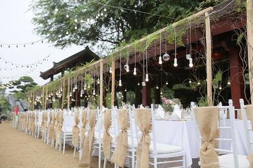 Tiệc cưới ngoài trời Long &amp; Yến tại nhà hàng sân vườn Softwater theo phong cách Rustic - Softwater Restaurant - Hình 11
