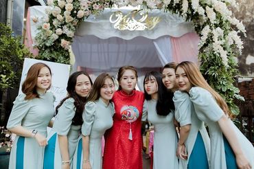 ÁO DÀI BƯNG QUẢ - ÁO DÀI DULY - Hình 1