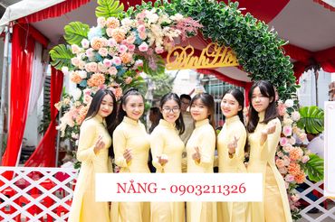 Bưng quả 150k/người bao gồm trang phục áo dài - ĐỘI BƯNG QUẢ GIÁ RẺ NẮNG - Hình 1