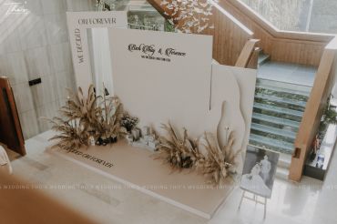trang trí tiệc cưới tại nhà hàng