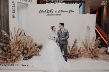 trang trí tiệc cưới tại nhà hàng