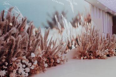 trang trí tiệc cưới tại nhà hàng