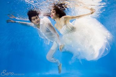 Ảnh cưới tuyệt đẹp dưới nước - Mr Sam Photography - Hình 3