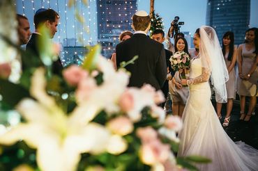 Đám cưới ngoài trời tại Rooftop Grand Lounge - Lầu 20 - Hotel Grand Saigon - Hình 1