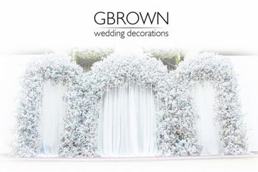 Trang trí cưới tone trắng-xanh - GBrown Flower - Hình 3