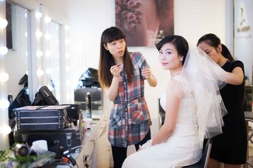 Back Stage Quỳnh Mai Bride 31-11-2014 - Khánh Vũ Quang Photography - Hình 11