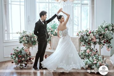 Album ảnh cưới đẹp Cafe trill và phim trường santorini pack - Mimosa Wedding - Hình 31