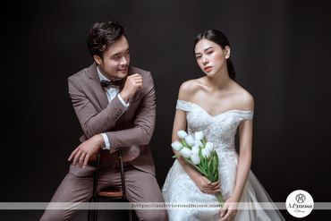 Album ảnh cưới đẹp Cafe trill và phim trường santorini pack - Mimosa Wedding - Hình 3