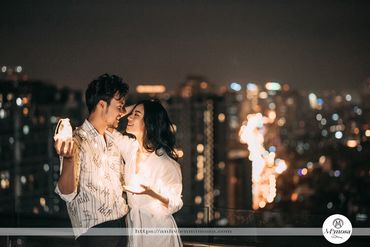 Album ảnh cưới đẹp Cafe trill và phim trường santorini pack - Mimosa Wedding - Hình 1