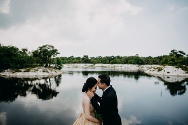 Hồ Cốc - Nhẹ nhàng và gợi cảm của cặp đôi người Mỹ gốc Việt - Nhi Dip Bridal - Hình 5