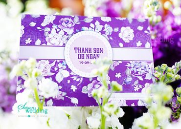 Thiệp cưới Saigon Wedding - BST Floral Art - Saigon Wedding - Thiệp cưới - Hình 13
