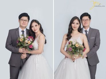 CHỤP ẢNH CƯỚI STUDIO CHO CẶP ĐÔI HÀN QUỐC - VIỆT NAM DỄ THƯƠNG - Yêu Media - Hình 9