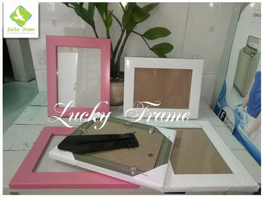 Bộ khung ảnh trắng hồng 13x18cm để bàn-treo tường - Khung hình May Mắn_Lucky Frame - Hình 2