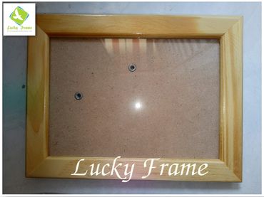 Bộ khung hình gỗ tự nhiên 13x18cm để bàn-treo tường - Khung hình May Mắn_Lucky Frame - Hình 3