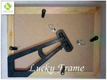 Bộ khung hình gỗ tự nhiên 13x18cm để bàn-treo tường - Khung hình May Mắn_Lucky Frame - Hình 4