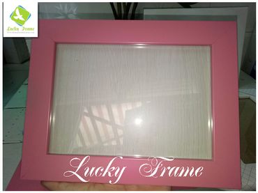 Bộ khung ảnh trắng hồng 13x18cm để bàn-treo tường - Khung hình May Mắn_Lucky Frame - Hình 5