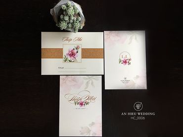 Love Blossom - Thiệp Hoa Cỏ - An Hieu Wedding - Hình 8