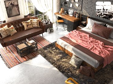 Bộ giường ngủ - SB Furniture - Hình 6