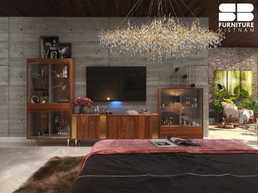 Bộ giường ngủ - SB Furniture - Hình 9