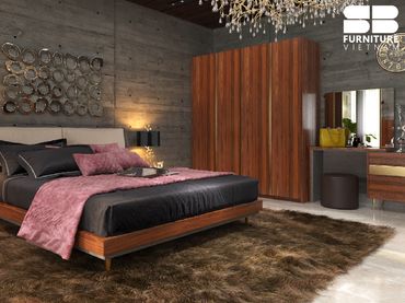 Bộ giường ngủ - SB Furniture - Hình 5