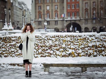 First snow in Paris - Vic Wedding - chụp ảnh cưới Paris Pháp và châu Âu - Hình 6